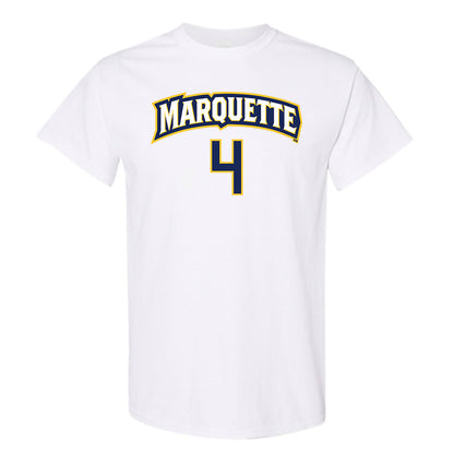 Marquette - NCAA Women's Soccer : Carly Christopher - White Replica Shersey Short Sleeve T-Shirt