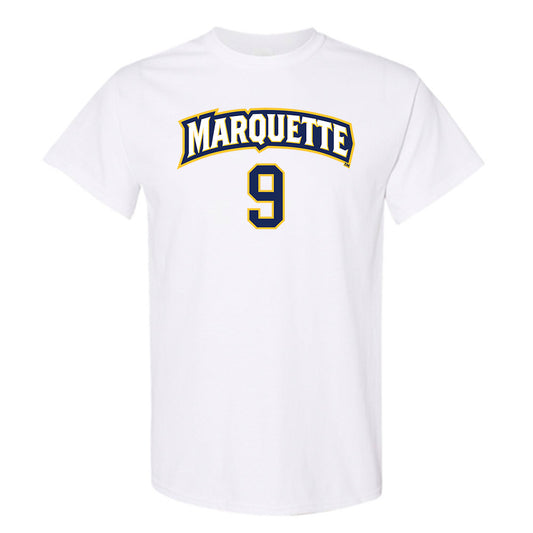 Marquette - NCAA Women's Soccer : Aislinn Boyle - White Replica Shersey Short Sleeve T-Shirt