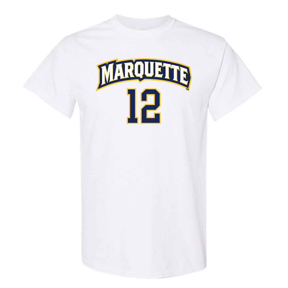 Marquette - NCAA Women's Soccer : Abby Ruhland - White Replica Shersey Short Sleeve T-Shirt