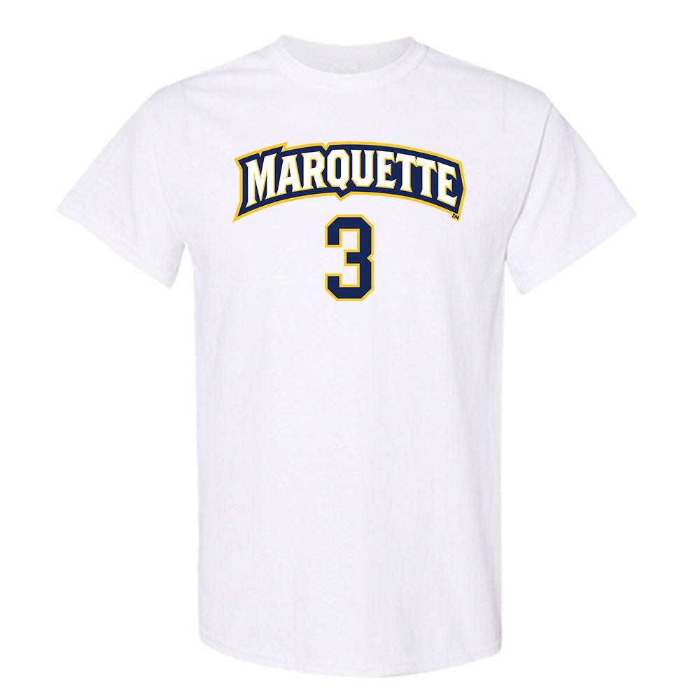 Marquette - NCAA Women's Soccer : Molly Keiper - White Replica Shersey Short Sleeve T-Shirt