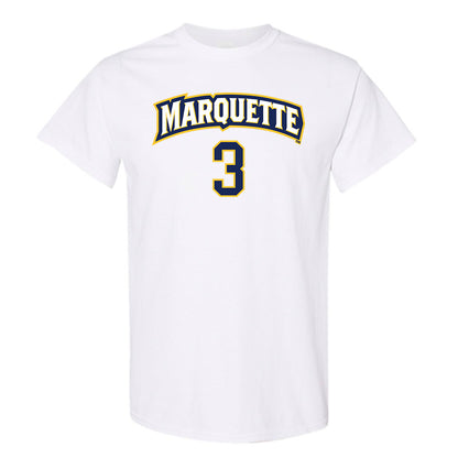 Marquette - NCAA Women's Soccer : Molly Keiper - White Replica Shersey Short Sleeve T-Shirt