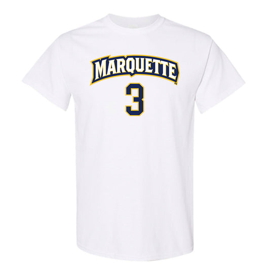 Marquette - NCAA Women's Soccer : Molly Keiper - White Replica Shersey Short Sleeve T-Shirt