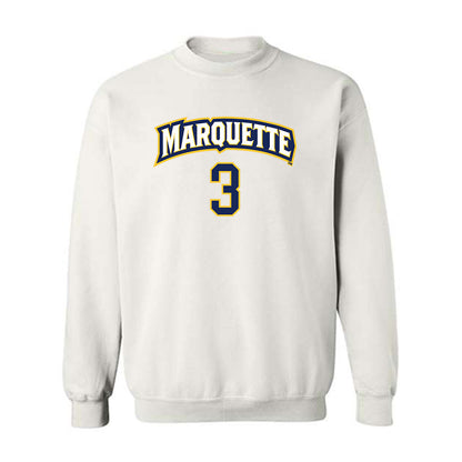 Marquette - NCAA Women's Soccer : Molly Keiper - White Replica Shersey Sweatshirt