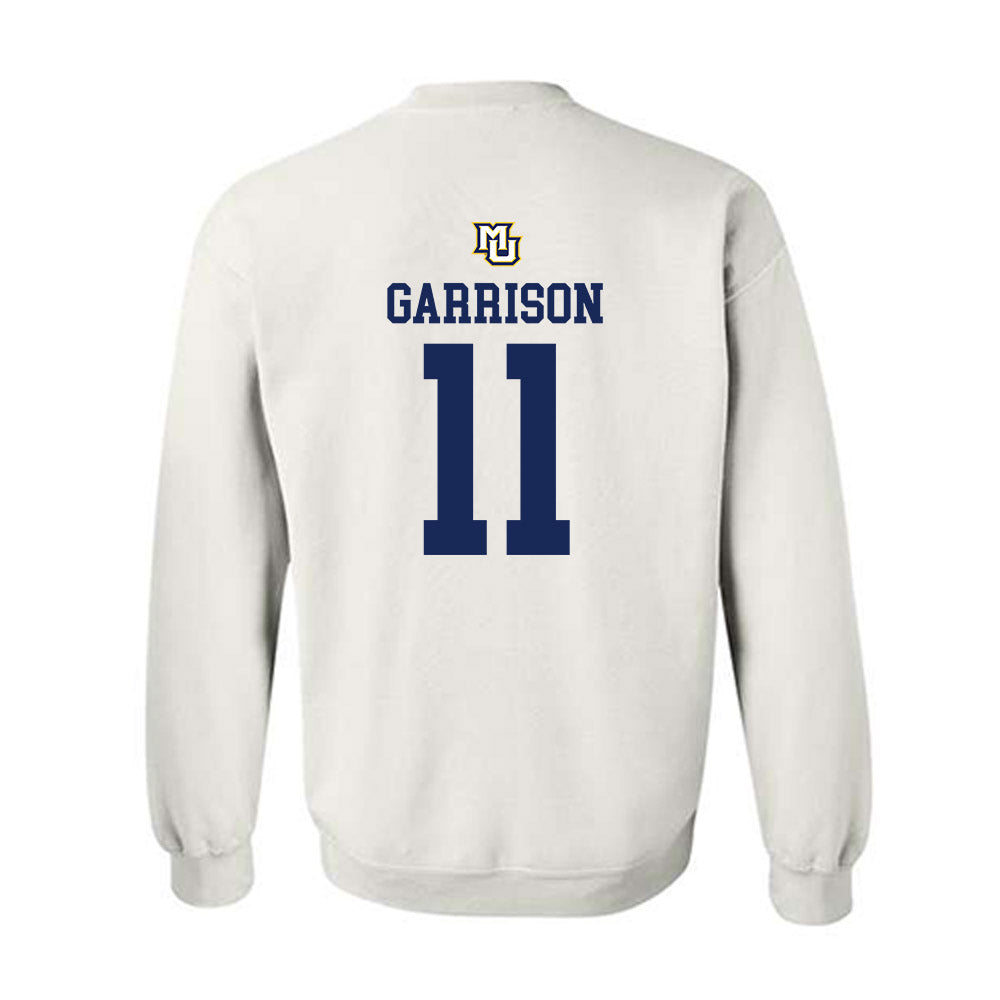 Marquette - NCAA Women's Volleyball : Jadyn Garrison - White Replica Shersey Sweatshirt