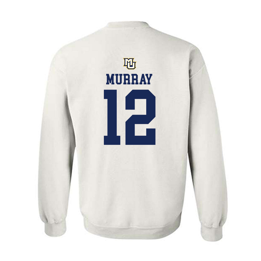 Marquette - NCAA Women's Volleyball : Carsen Murray - White Replica Shersey Sweatshirt