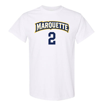 Marquette - NCAA Women's Volleyball : Molly Berezowitz - White Replica Shersey Short Sleeve T-Shirt