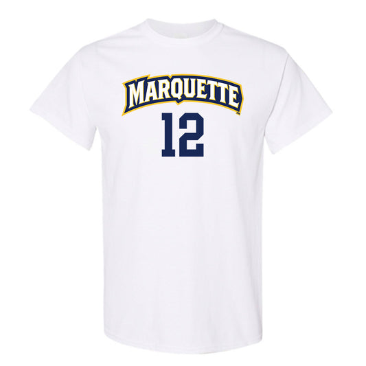 Marquette - NCAA Women's Volleyball : Carsen Murray - White Replica Shersey Short Sleeve T-Shirt