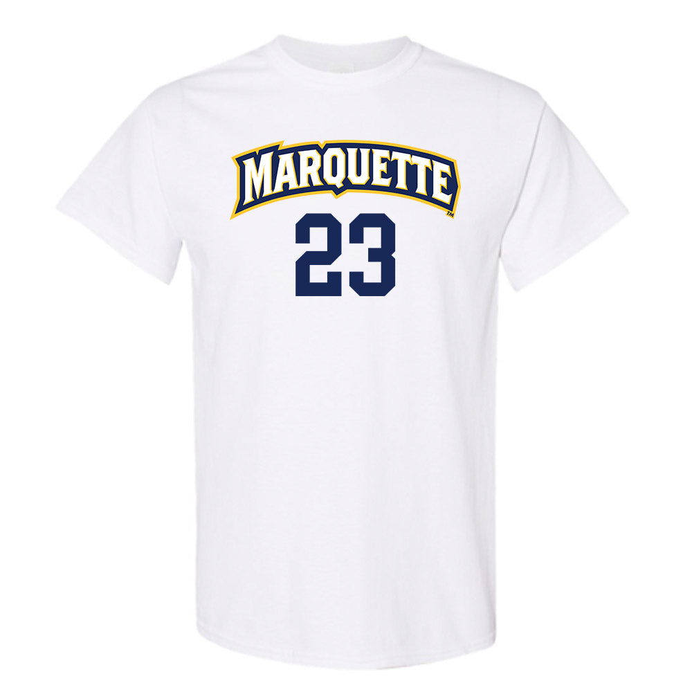 Marquette - NCAA Women's Volleyball : Samantha Naber - White Replica Shersey Short Sleeve T-Shirt