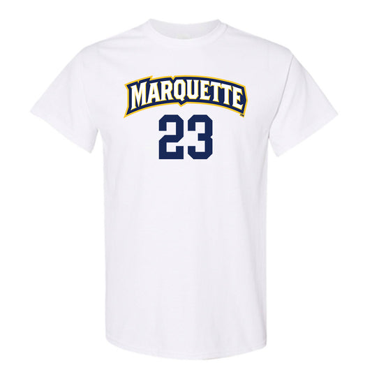 Marquette - NCAA Women's Volleyball : Samantha Naber - White Replica Shersey Short Sleeve T-Shirt