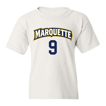 Marquette - NCAA Women's Volleyball : Sienna Ifill - White Replica Shersey Youth T-Shirt