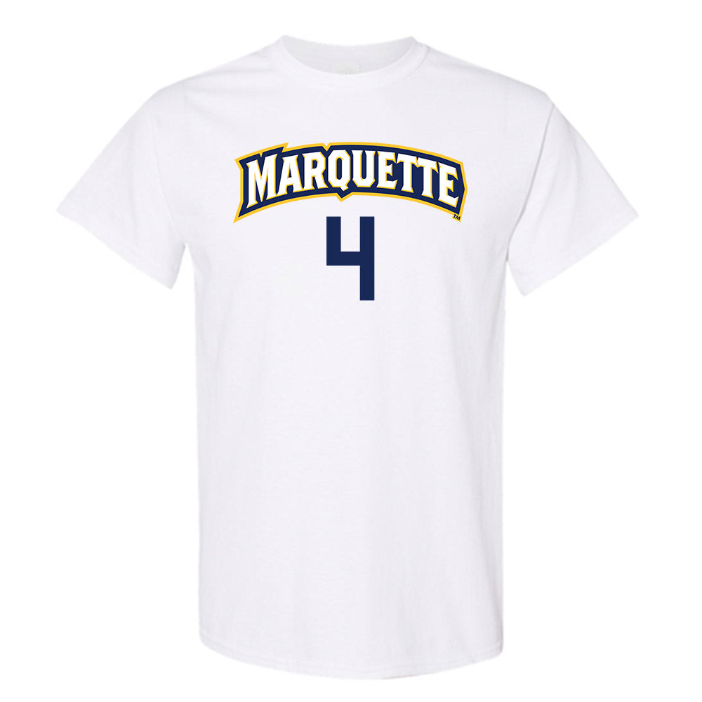 Marquette - NCAA Women's Volleyball : Jenna Reitsma - White Replica Shersey Short Sleeve T-Shirt