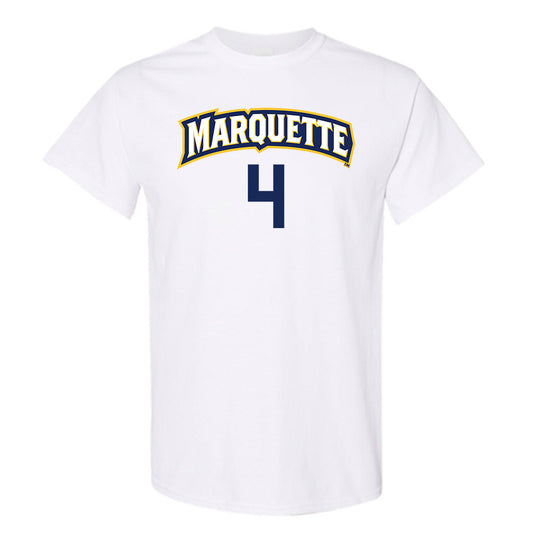 Marquette - NCAA Women's Volleyball : Jenna Reitsma - White Replica Shersey Short Sleeve T-Shirt