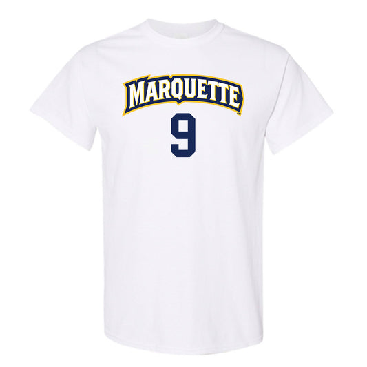 Marquette - NCAA Women's Volleyball : Sienna Ifill - White Replica Shersey Short Sleeve T-Shirt