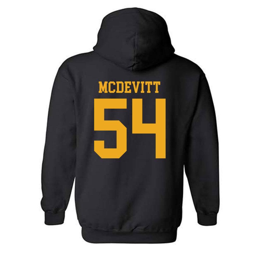 Missouri - NCAA Baseball : Josh McDevitt - Hooded Sweatshirt Replica Shersey