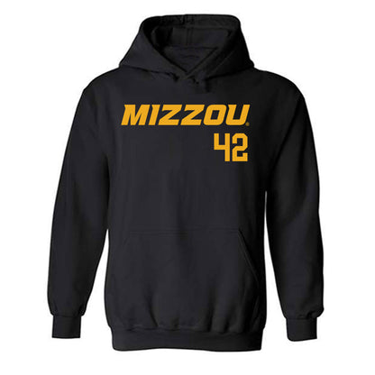 Missouri - NCAA Baseball : Wil Libbert - Hooded Sweatshirt Replica Shersey