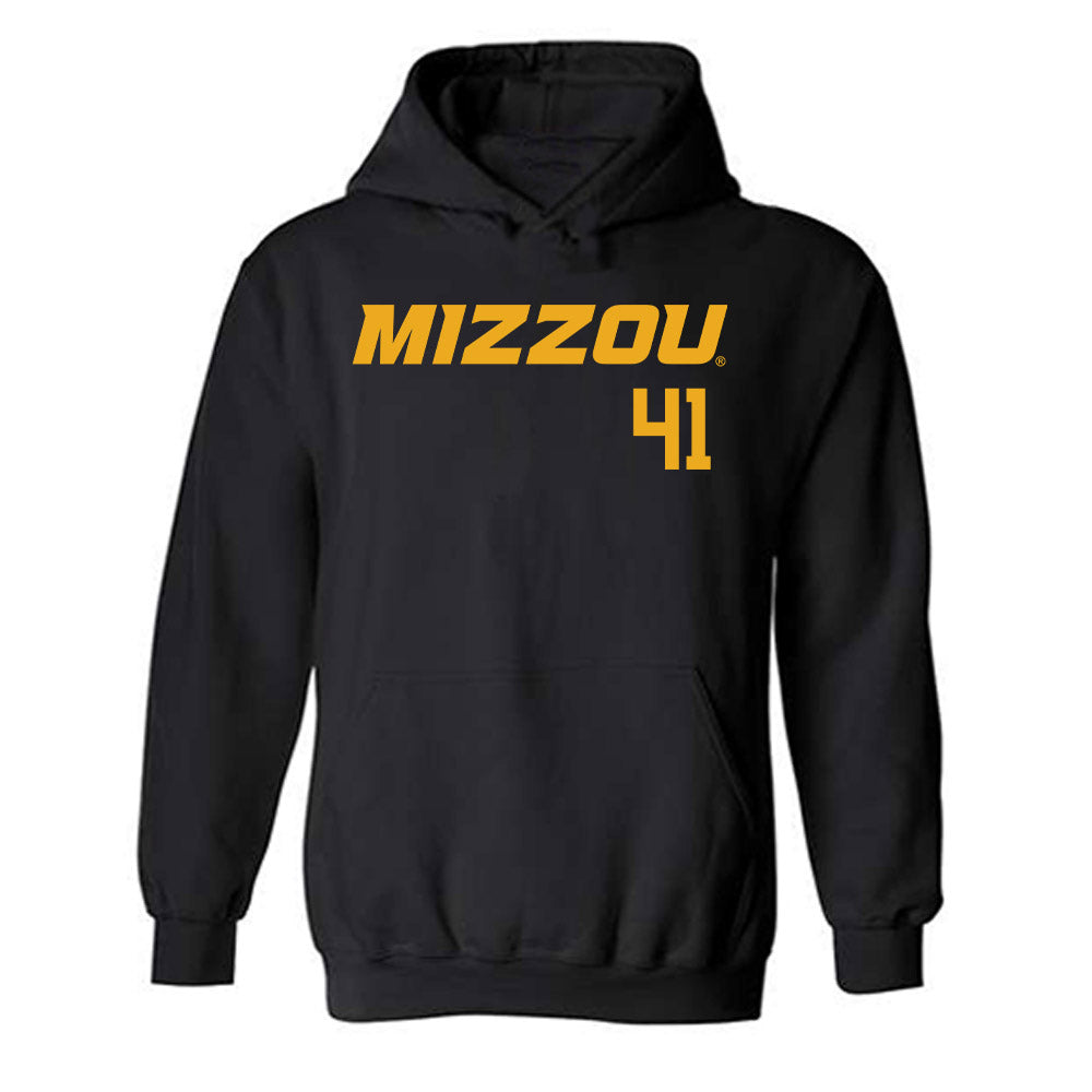 Missouri - NCAA Baseball : Nic Smith - Hooded Sweatshirt Replica Shersey