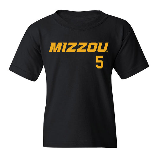 Missouri - NCAA Baseball : Brock Daniels - Youth T-Shirt Replica Shersey