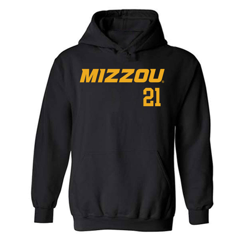 Missouri - NCAA Baseball : Sam Horn - Hooded Sweatshirt Replica Shersey