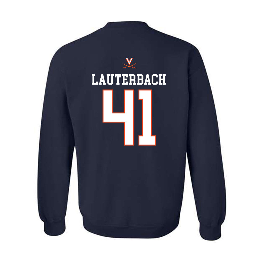 Virginia - NCAA Women's Basketball : Taylor Lauterbach - Crewneck Sweatshirt Replica Shersey