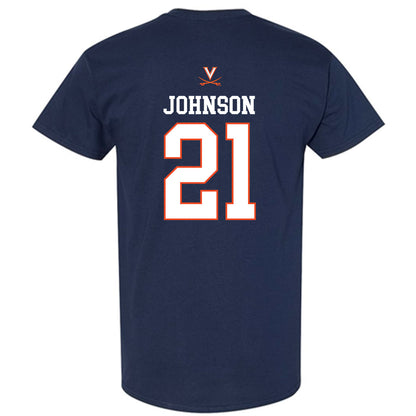 Virginia - NCAA Women's Basketball : Kymora Johnson - T-Shirt Replica Shersey