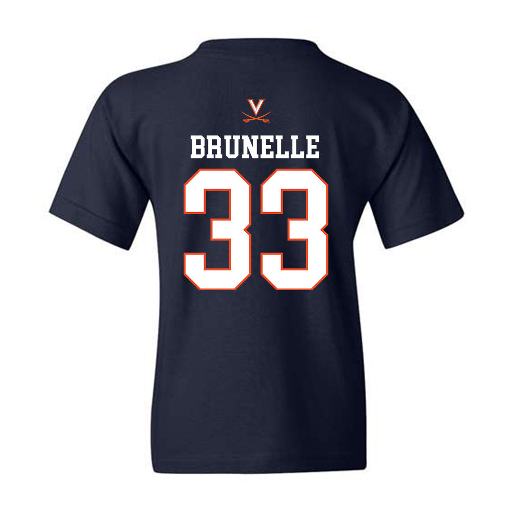 Virginia - NCAA Women's Basketball : Sam Brunelle - Youth T-Shirt Replica Shersey