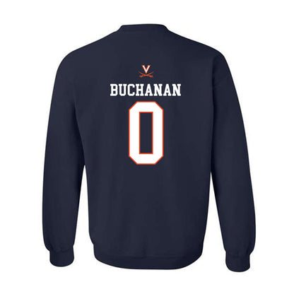 Virginia - NCAA Men's Basketball : Blake Buchanan - Crewneck Sweatshirt Replica Shersey