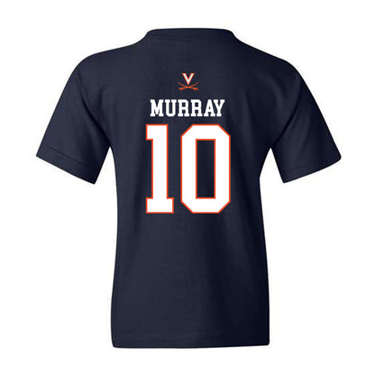 Virginia - NCAA Men's Basketball : Taine Murray - Youth T-Shirt Replica Shersey