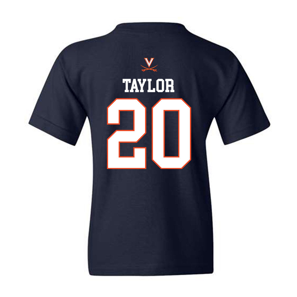 Virginia - NCAA Women's Basketball : Camryn Taylor - Youth T-Shirt Replica Shersey