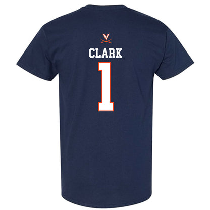 Virginia - NCAA Women's Basketball : Paris Clark - T-Shirt Replica Shersey