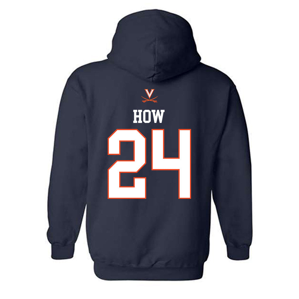 Virginia - NCAA Men's Basketball : Tristan How - Hooded Sweatshirt Replica Shersey