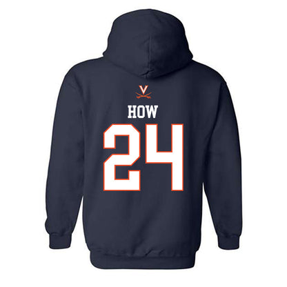 Virginia - NCAA Men's Basketball : Tristan How - Hooded Sweatshirt Replica Shersey