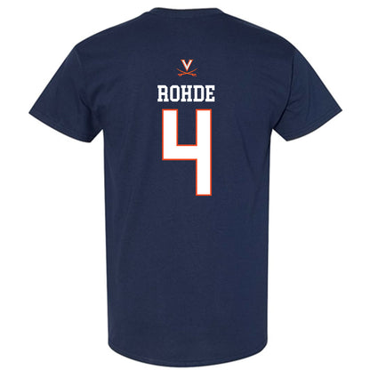 Virginia - NCAA Men's Basketball : Andrew Rohde - T-Shirt Replica Shersey