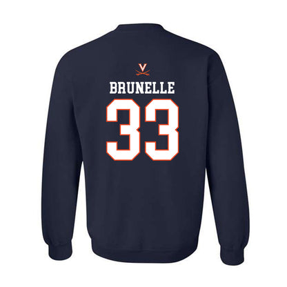 Virginia - NCAA Women's Basketball : Sam Brunelle - Crewneck Sweatshirt Replica Shersey