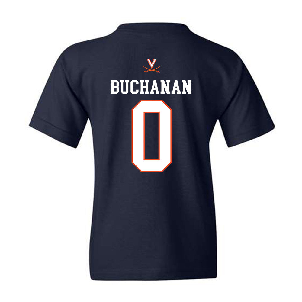 Virginia - NCAA Men's Basketball : Blake Buchanan - Youth T-Shirt Replica Shersey