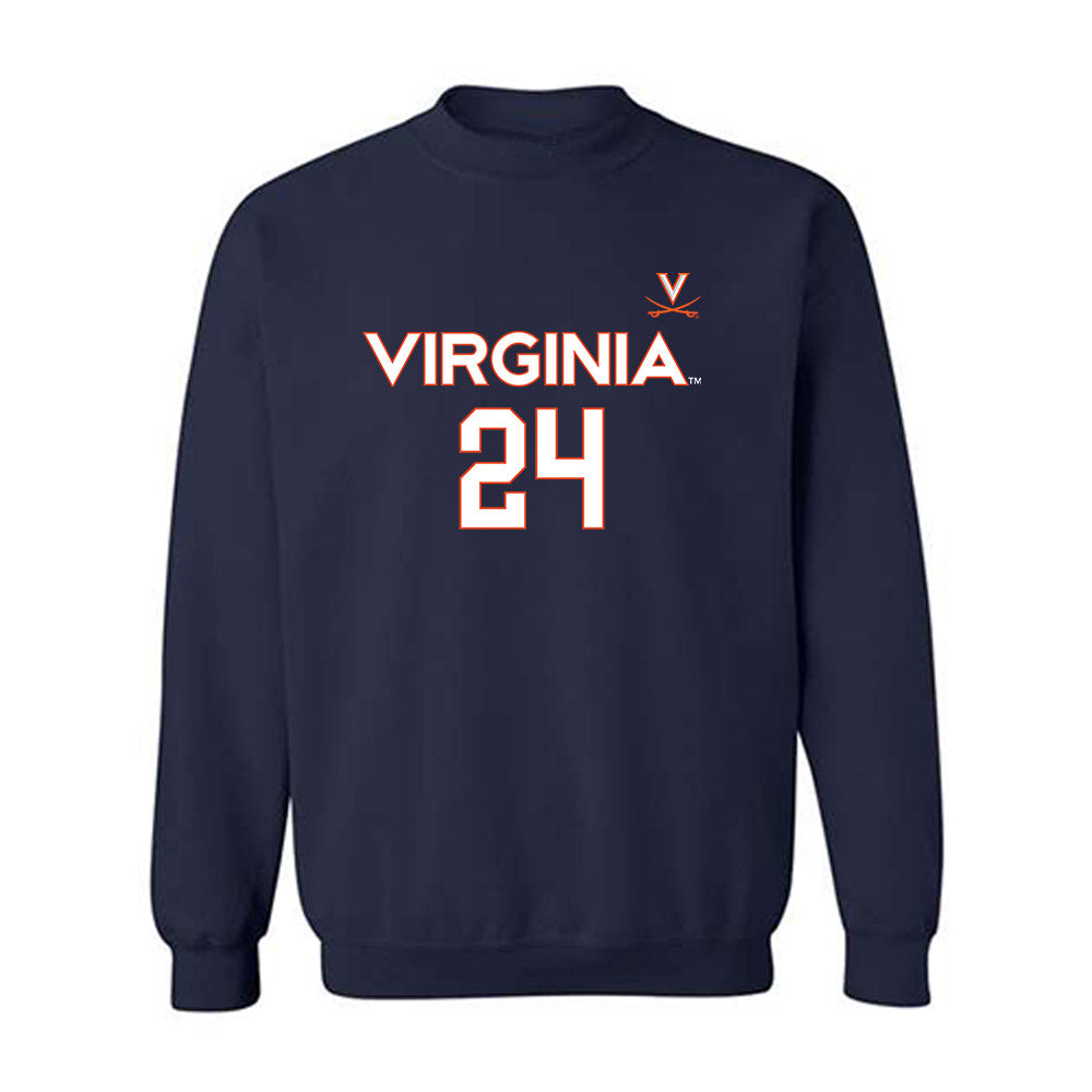 Virginia - NCAA Men's Basketball : Tristan How - Crewneck Sweatshirt Replica Shersey