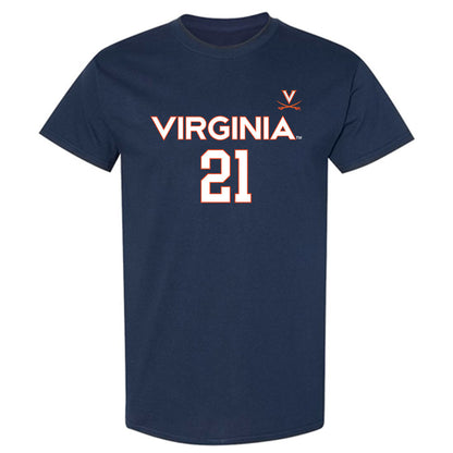 Virginia - NCAA Women's Basketball : Kymora Johnson - T-Shirt Replica Shersey