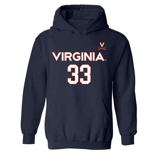 Virginia - NCAA Women's Basketball : Sam Brunelle - Hooded Sweatshirt Replica Shersey