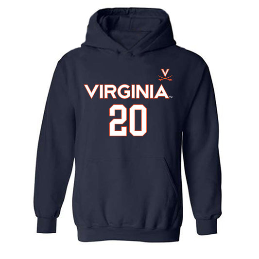 Virginia - NCAA Women's Basketball : Camryn Taylor - Hooded Sweatshirt Replica Shersey