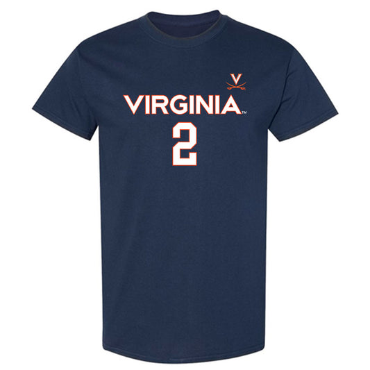 Virginia - NCAA Men's Basketball : Reece Beekman - T-Shirt Replica Shersey