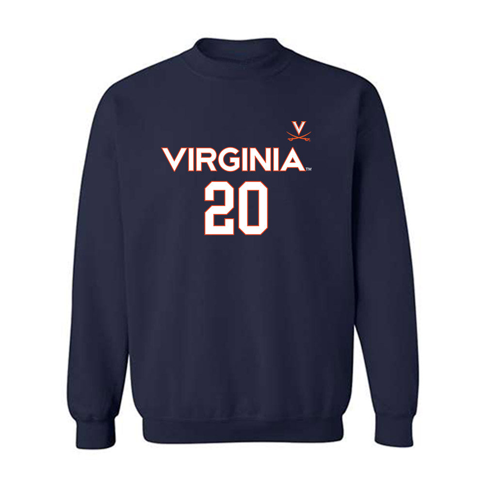 Virginia - NCAA Women's Basketball : Camryn Taylor - Crewneck Sweatshirt Replica Shersey