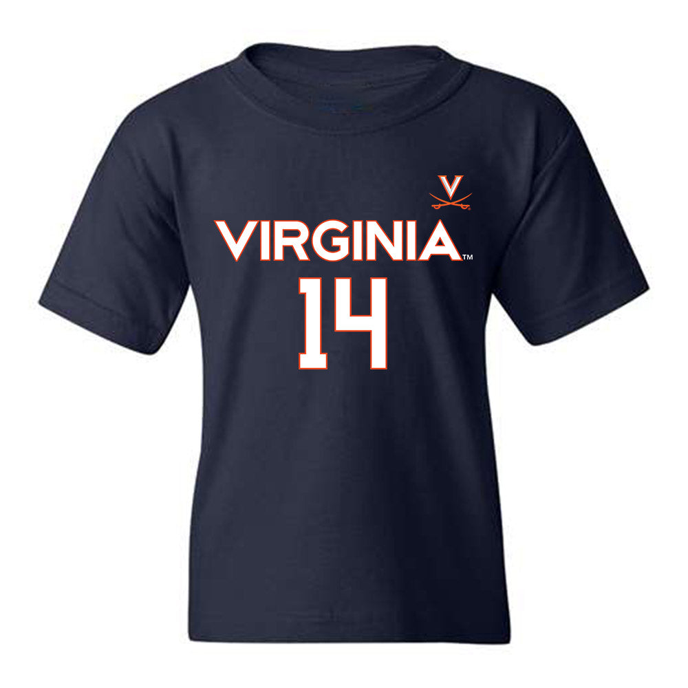 Virginia - NCAA Women's Basketball : Kaydan Lawson - Youth T-Shirt Replica Shersey