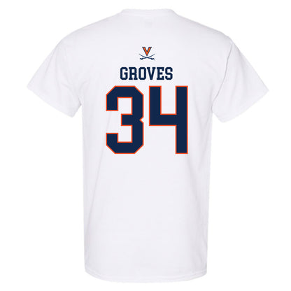 Virginia - NCAA Men's Basketball : Jacob Groves - T-Shirt Replica Shersey