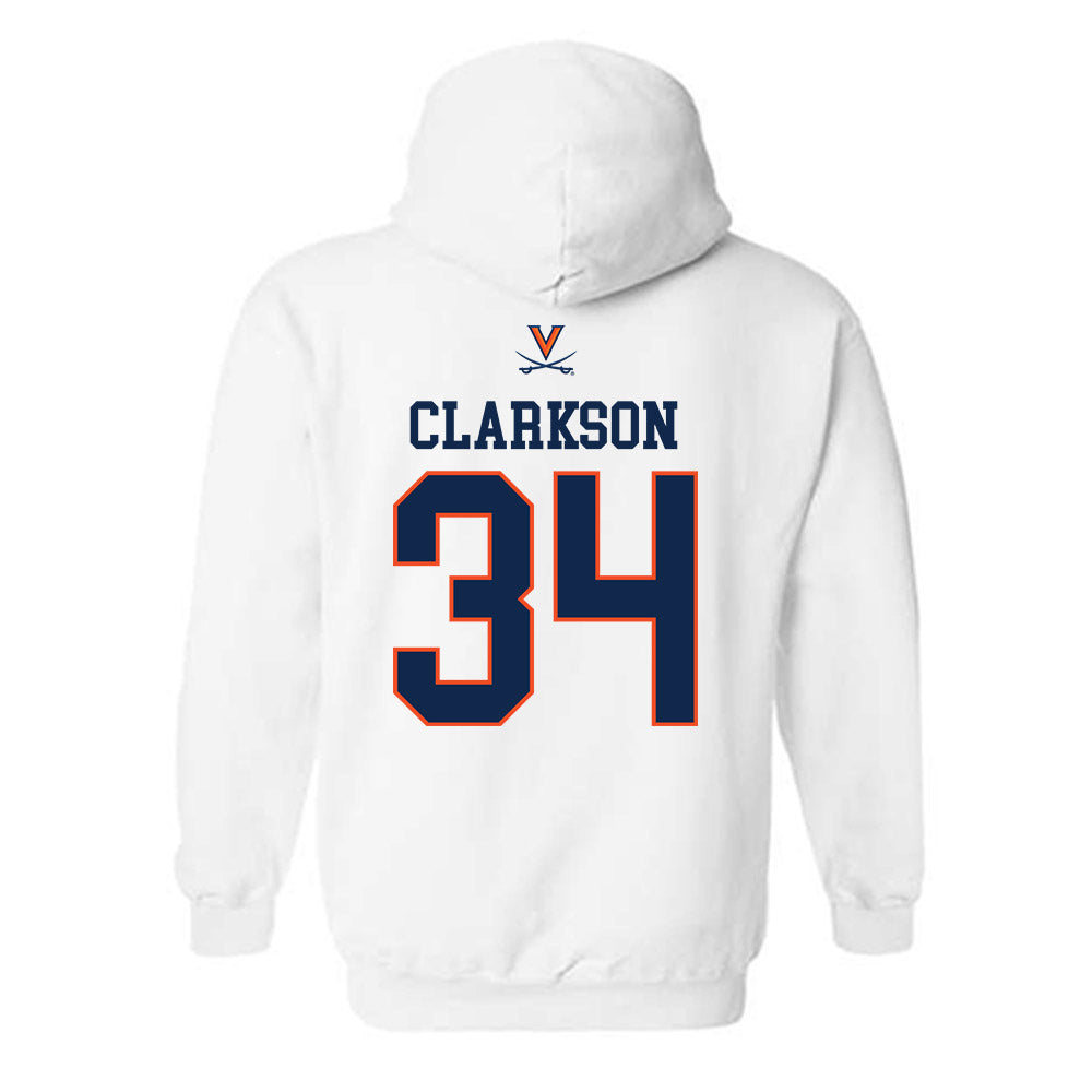 Virginia - NCAA Women's Basketball : London Clarkson - Hooded Sweatshirt Replica Shersey