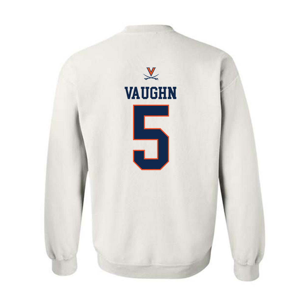 Virginia - NCAA Women's Basketball : Yonta Vaughn - Crewneck Sweatshirt Replica Shersey