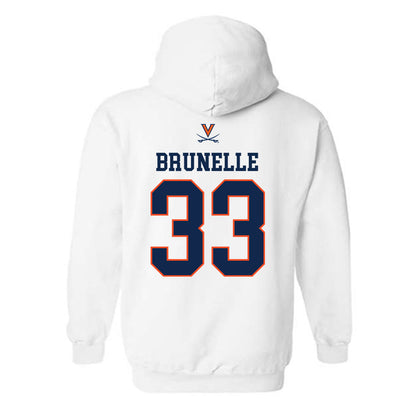 Virginia - NCAA Women's Basketball : Sam Brunelle - Hooded Sweatshirt Replica Shersey