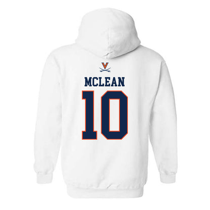 Virginia - NCAA Women's Basketball : Mir McLean - Hooded Sweatshirt Replica Shersey