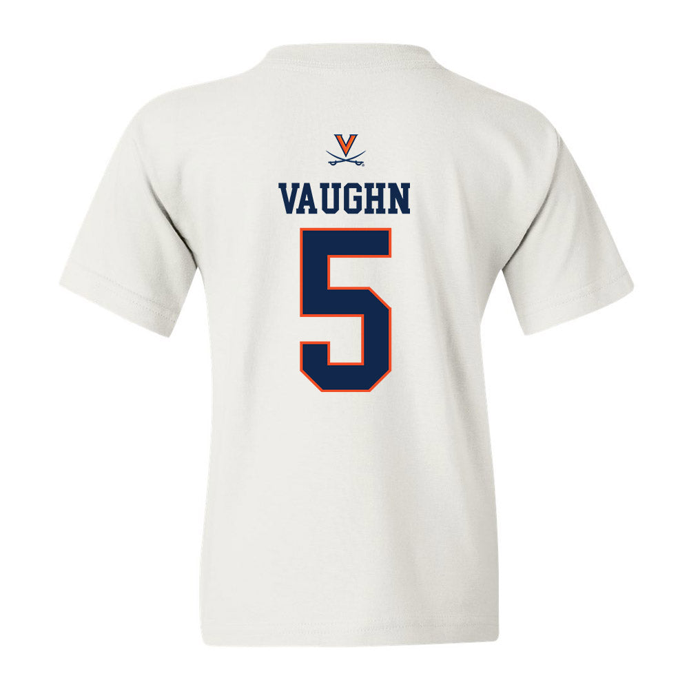 Virginia - NCAA Women's Basketball : Yonta Vaughn - Youth T-Shirt Replica Shersey