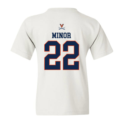 Virginia - NCAA Men's Basketball : Jordan Minor - Youth T-Shirt Replica Shersey