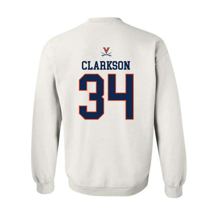 Virginia - NCAA Women's Basketball : London Clarkson - Crewneck Sweatshirt Replica Shersey