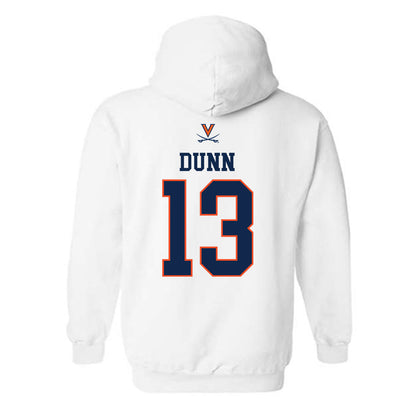 Virginia - NCAA Men's Basketball : Ryan Dunn - Hooded Sweatshirt Replica Shersey